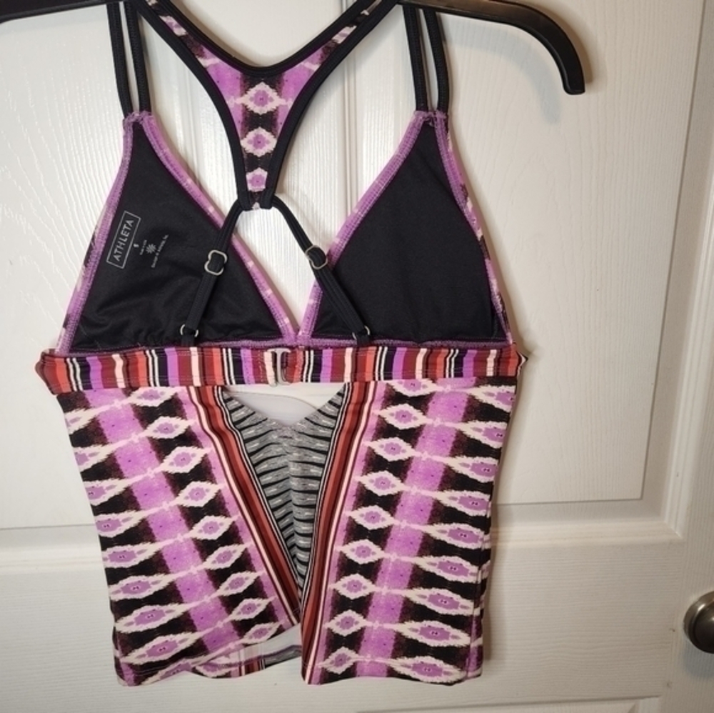 Athleta tankini top Size Small Bright Colors - Picture 6 of 7